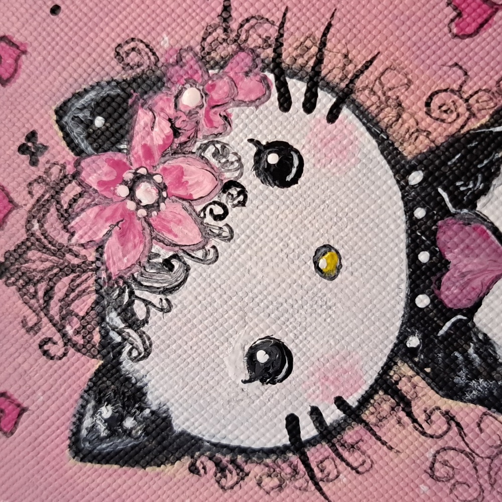 Hand Crafted Painted Portable Jewelry Trinket Box - Picture 3 of 8